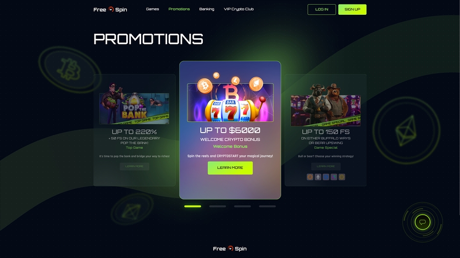 No Deposit Bonus at Free Spin Casino